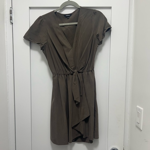 Express Dresses & Skirts - Express Army Green Dress